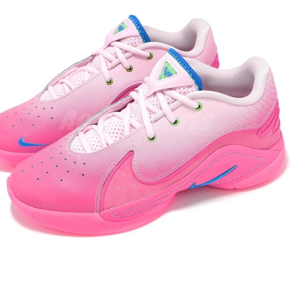 Nike Mens Lebron XXII SN (I Promise) Pink and Blue Sneakers - Picture 13 of 14